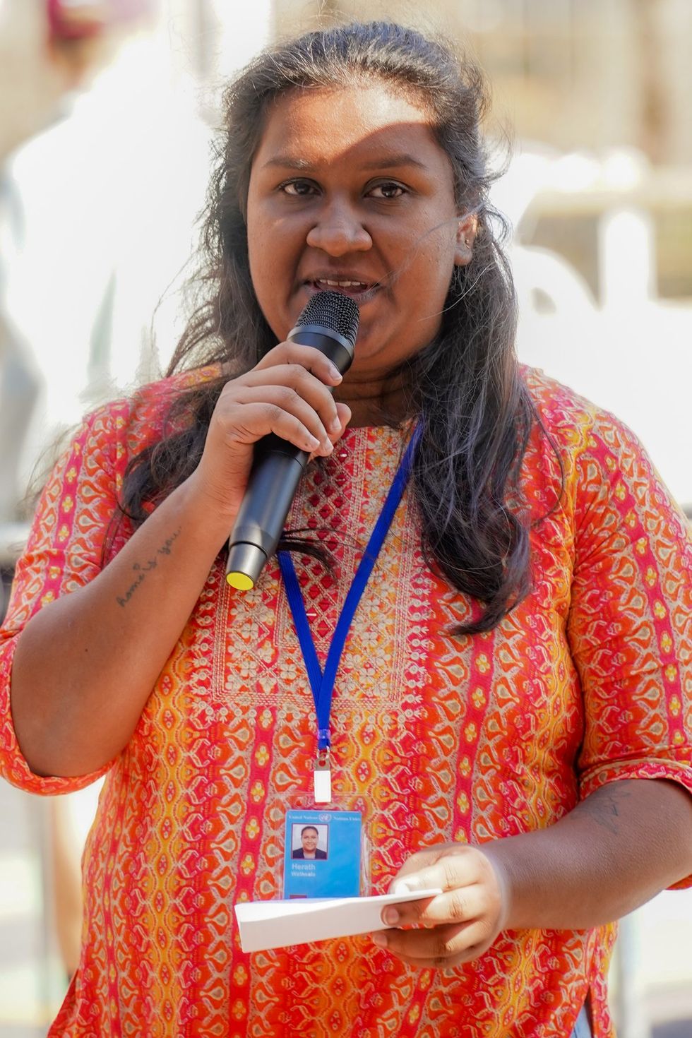 NYC Lesbians Unite Rally UN Dag Hammarskjold Plaza organized by Outright International