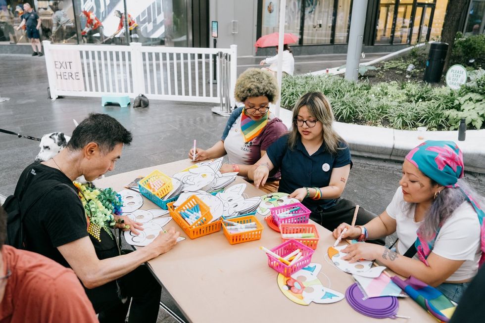 NYC Woof Fest Paws for Pride 2025 drag queens and rainbow dogs LGBTQIA pride celebration