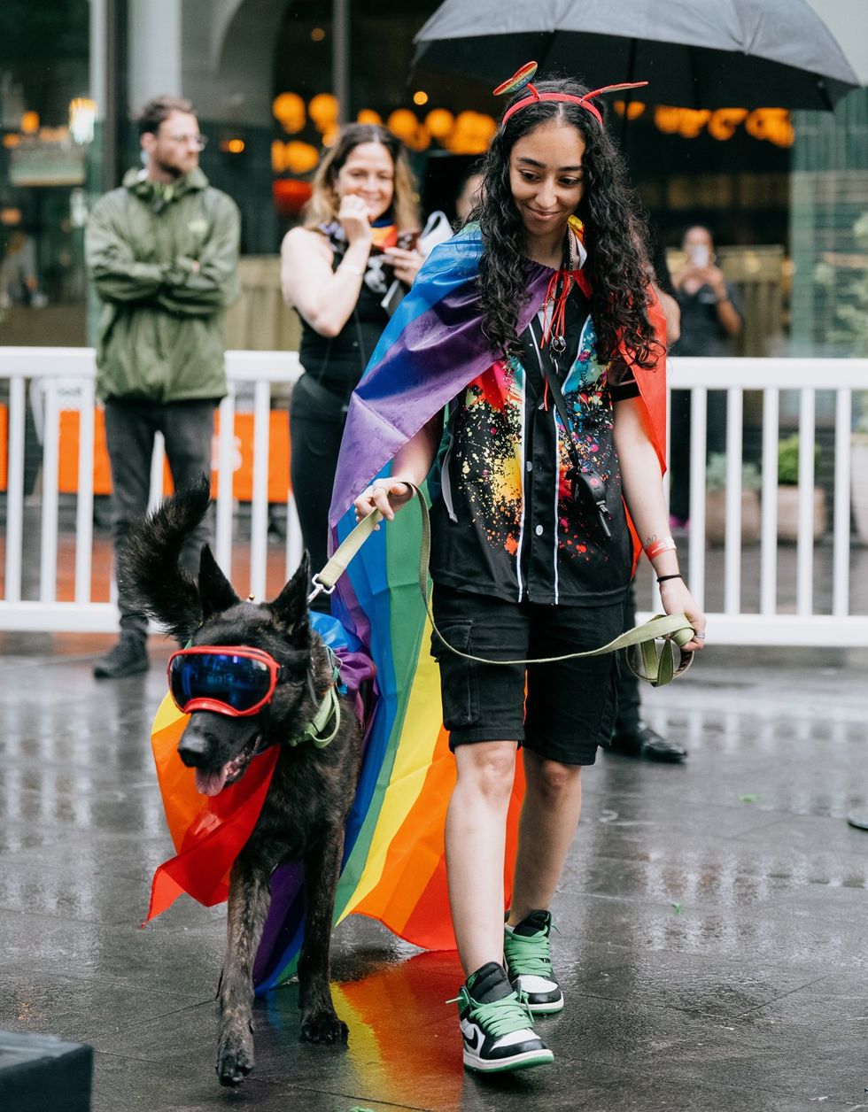 NYC Woof Fest Paws for Pride 2025 drag queens and rainbow dogs LGBTQIA pride celebration
