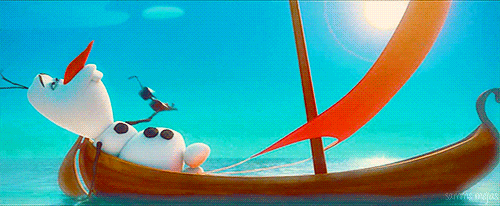 Olaf sun frozen gif