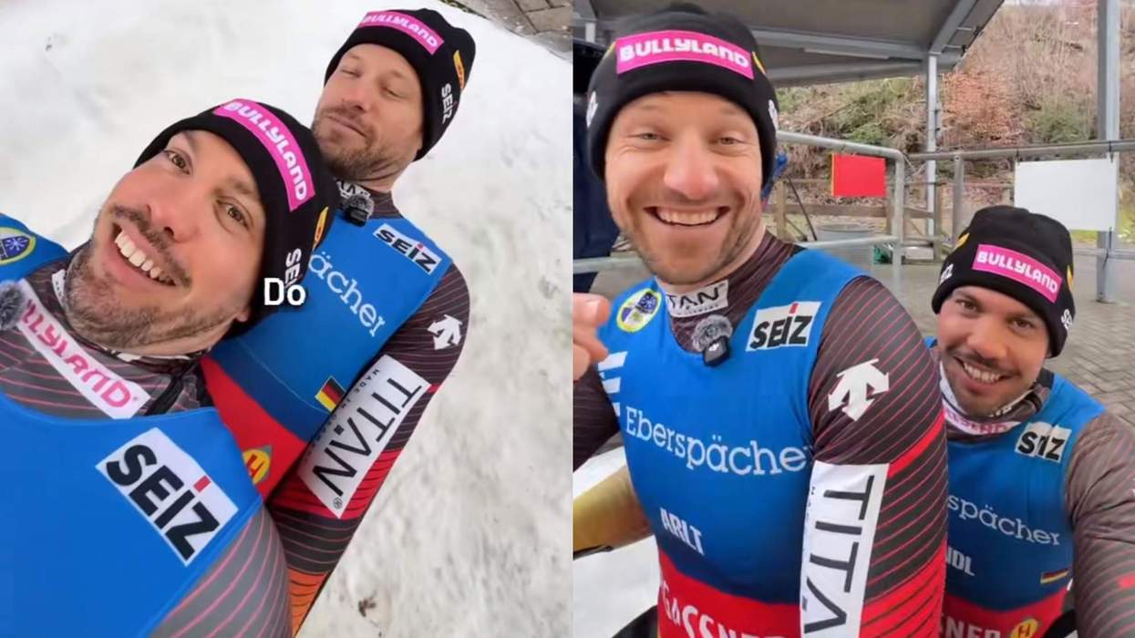 Olympians Tobias Wendl and Tobias Arlt.