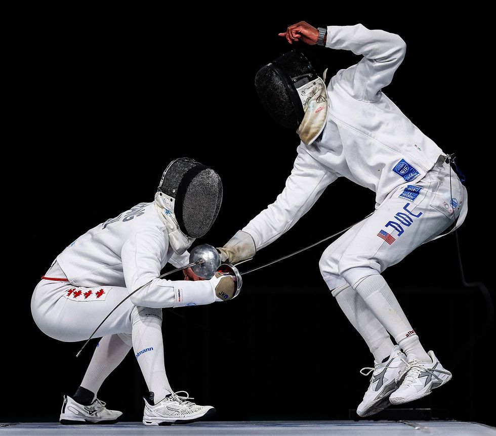 Olympic fencing team canada vs team USA