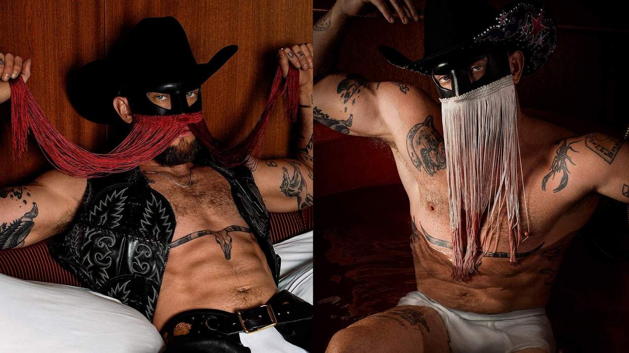 Orville Peck for Playgirl.