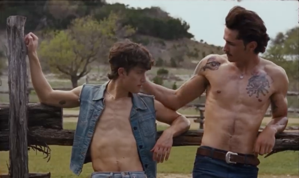 Orville Peck in \u2018Cowboys Are Frequently Secretly Fond Of Each Other\u2019 music video