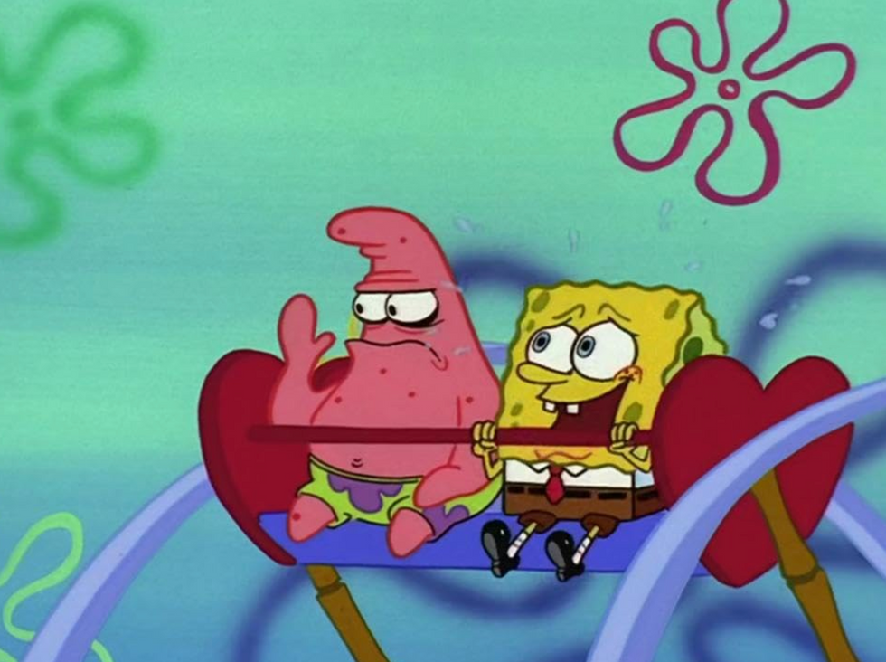 patrick and spongebob