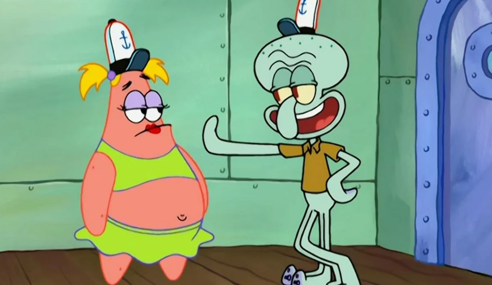 patrick and squidward