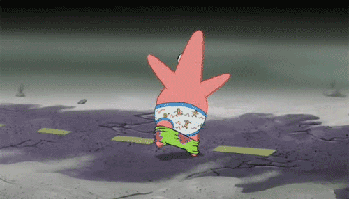 Patrick Star Falling Down Gif