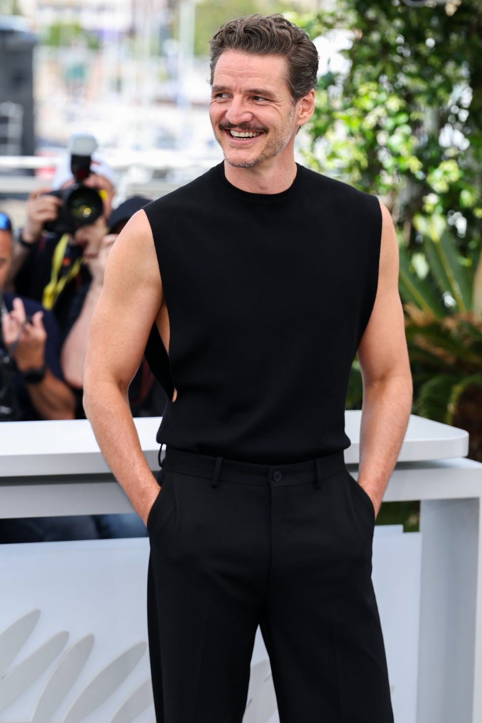 Pedro Pascal shows off his sexy arms at Cannes Film Festival in France 2025