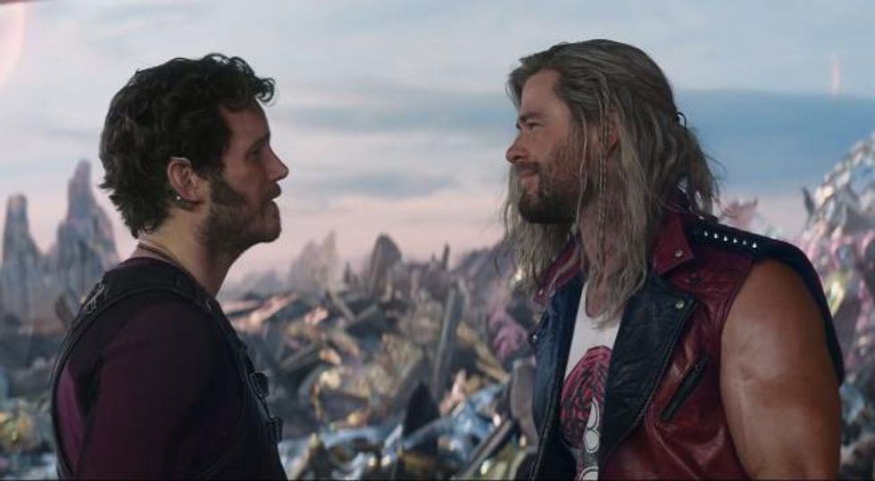 Peter Quill and Thor
