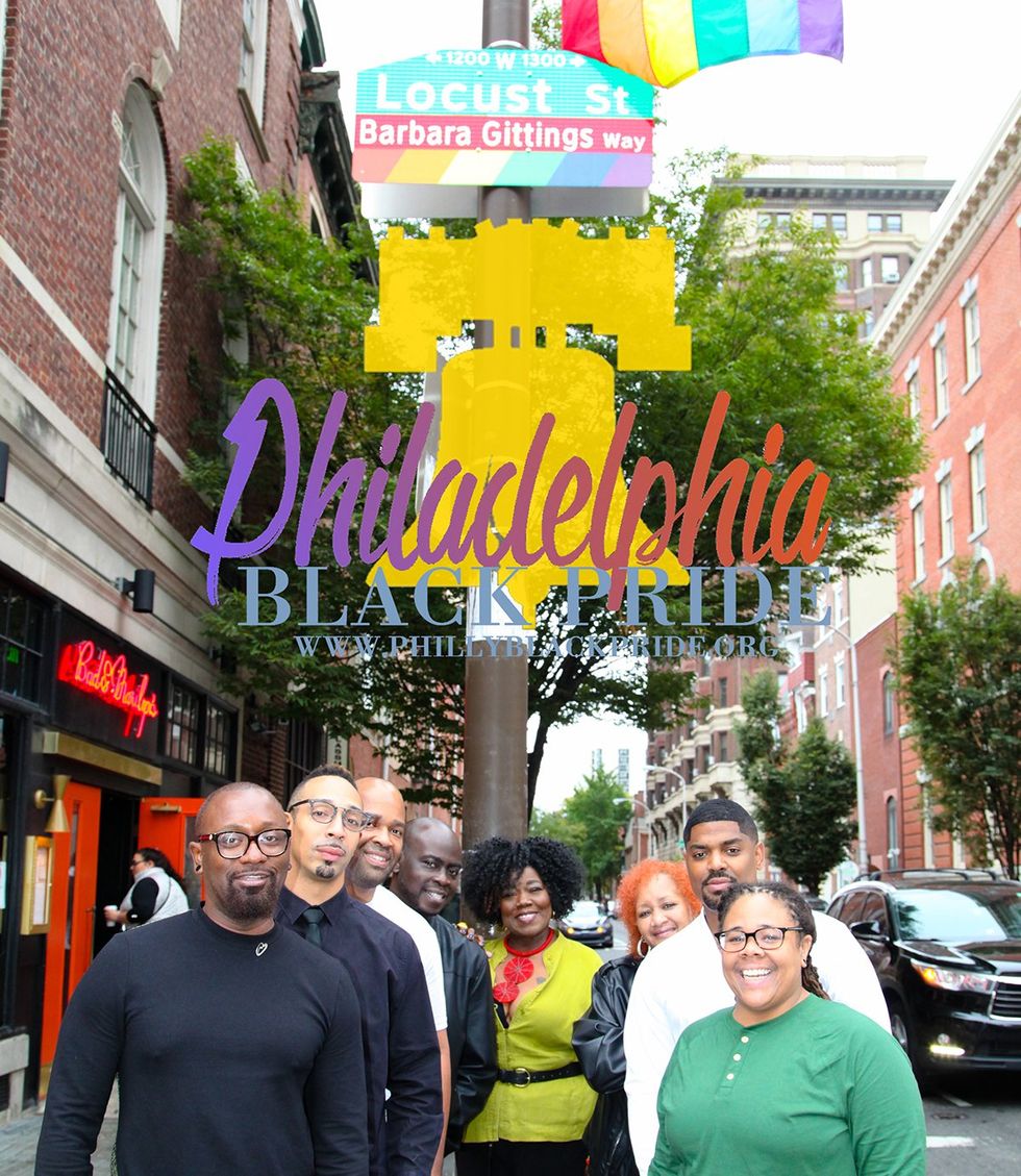 Philadelphia Black Pride celebration photo provided by Olu Solanke