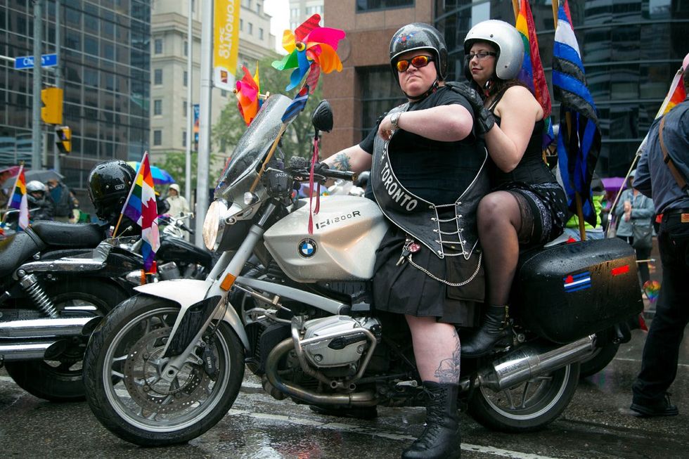 photo gallery Dyke Marches Dykes on Bikes worldwide through history