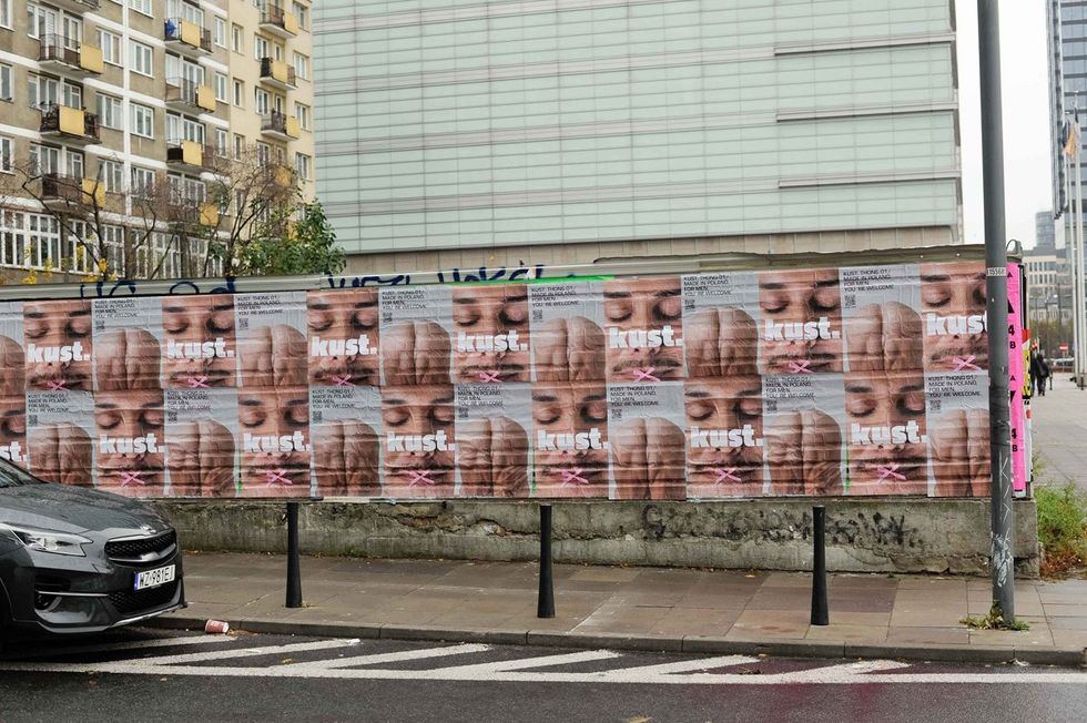 photo gallery KUST thong underwear campaign Poland