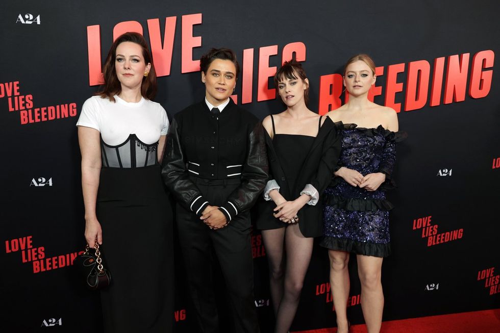 Photo Gallery Love Lies Bleeding Premiers Red Carpet Party Tracy Gilchrest panel