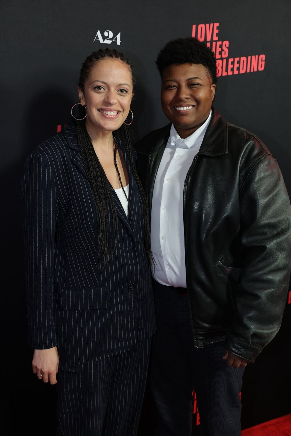 Photo Gallery Love Lies Bleeding Premiers Red Carpet Party Tracy Gilchrest panel