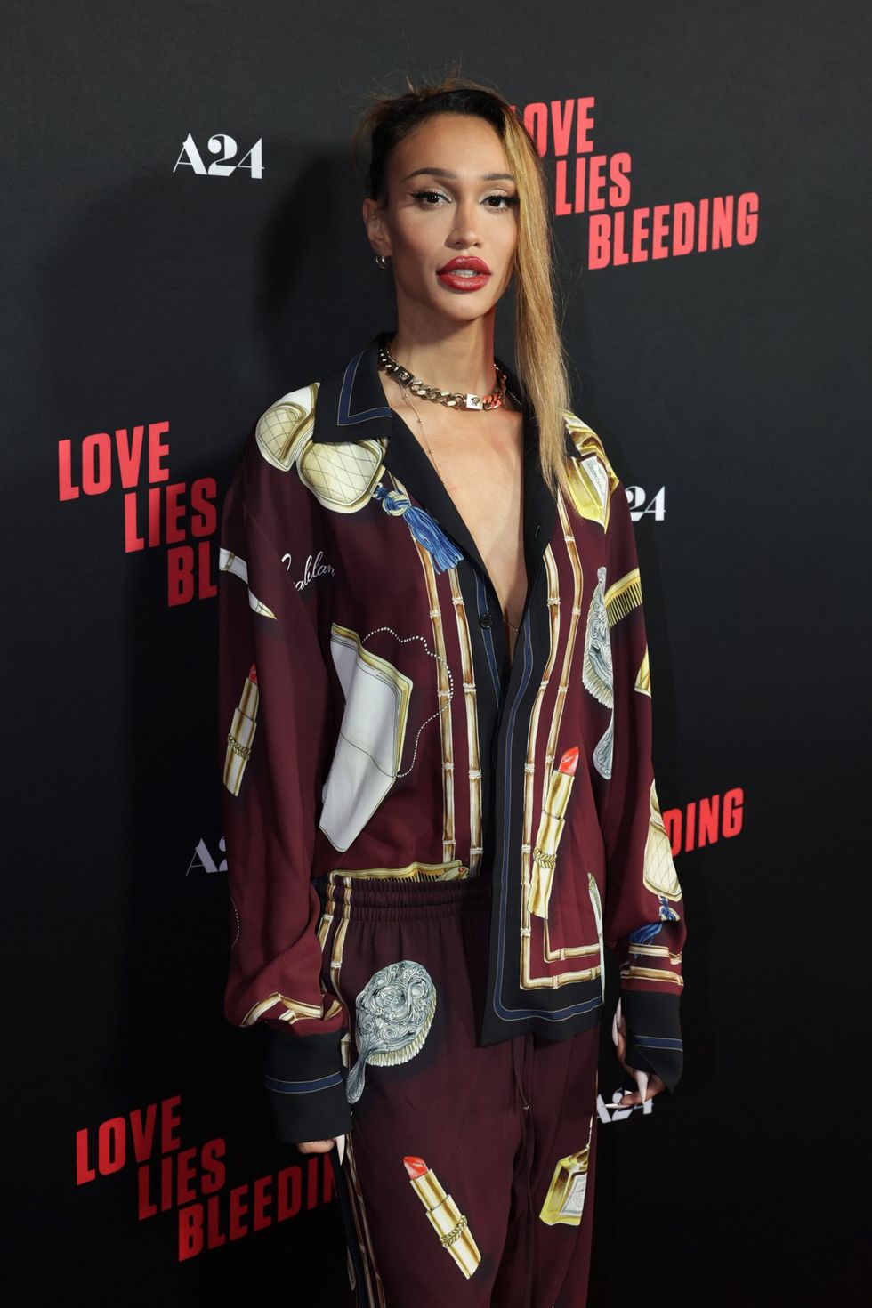 Photo Gallery Love Lies Bleeding Premiers Red Carpet Party Tracy Gilchrest panel