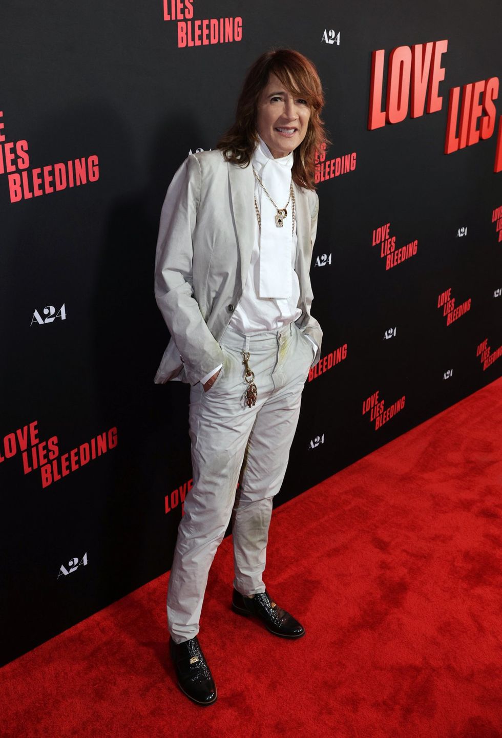 Photo Gallery Love Lies Bleeding Premiers Red Carpet Party Tracy Gilchrest panel