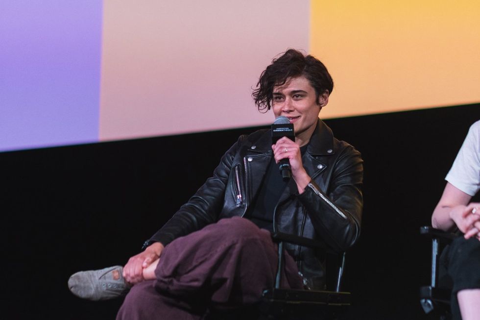 Photo Gallery Love Lies Bleeding Premiers Red Carpet Party Tracy Gilchrest panel