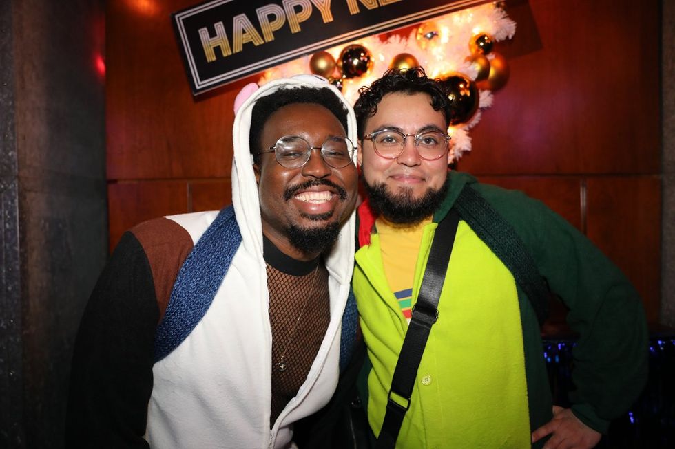 Photo Gallery New Years Day LGBTQ+ Onesie Party Sidetrack Chicago Gay Bar