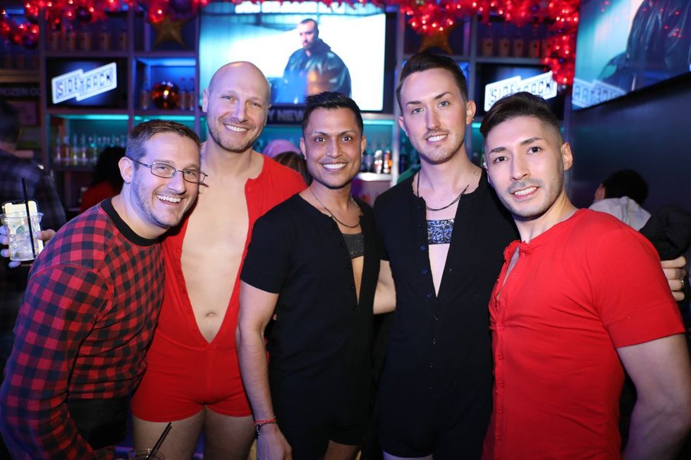 Photo Gallery New Years Day LGBTQ+ Onesie Party Sidetrack Chicago Gay Bar