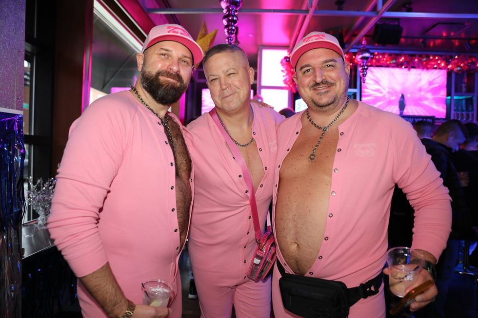 Photo Gallery New Years Day LGBTQ+ Onesie Party Sidetrack Chicago Gay Bar