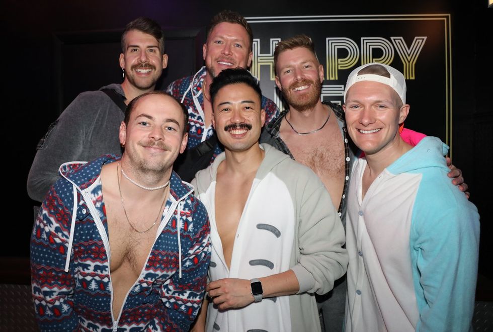 Photo Gallery New Years Day LGBTQ+ Onesie Party Sidetrack Chicago Gay Bar