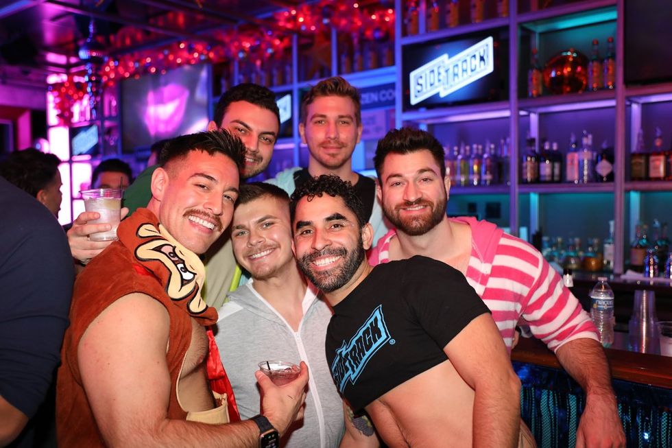 Photo Gallery New Years Day LGBTQ+ Onesie Party Sidetrack Chicago Gay Bar