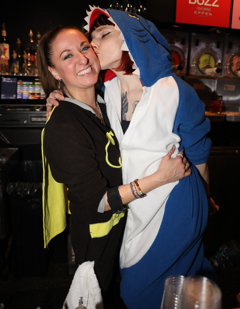 Photo Gallery New Years Day LGBTQ+ Onesie Party Sidetrack Chicago Gay Bar
