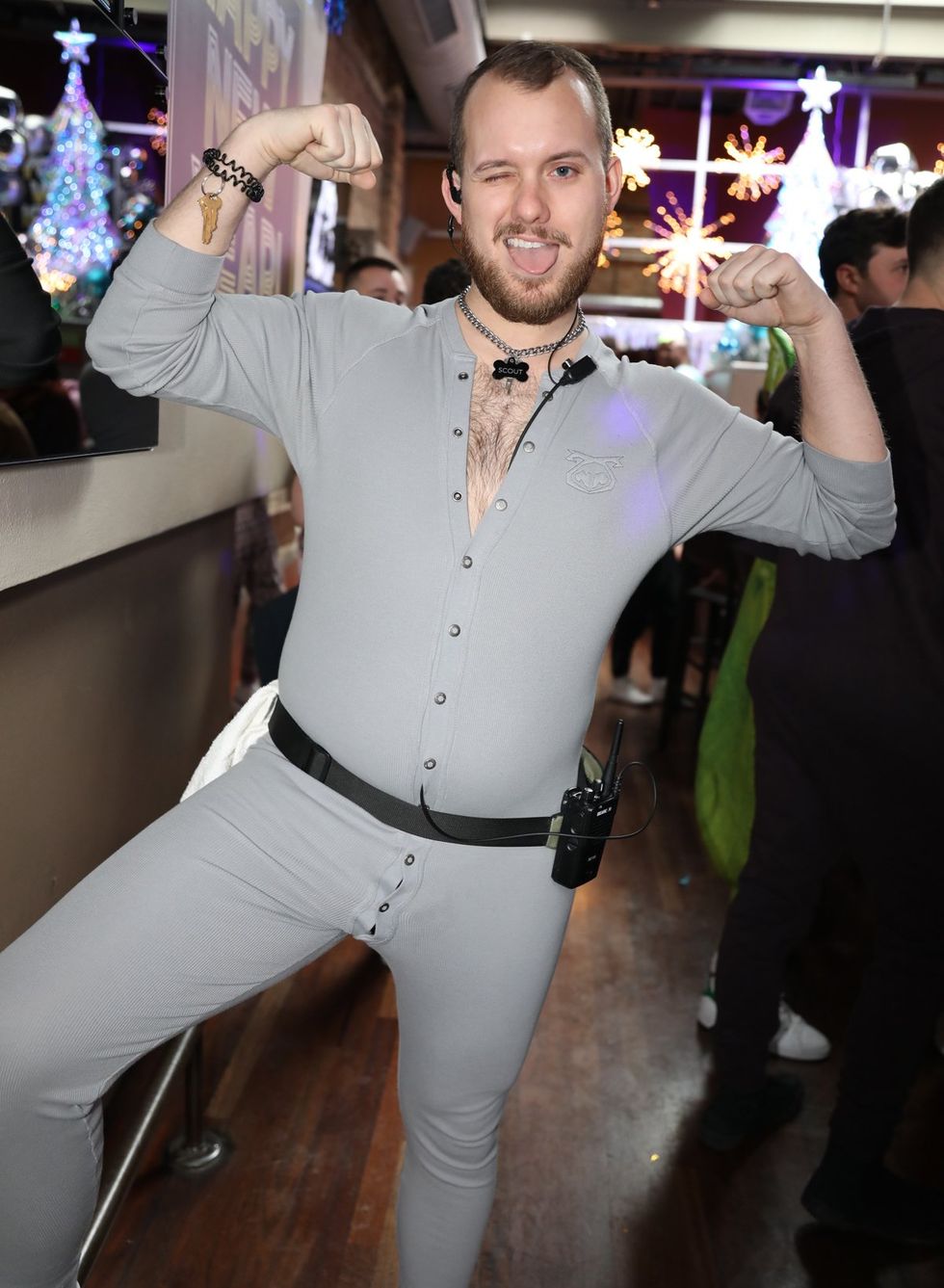 Photo Gallery New Years Day LGBTQ+ Onesie Party Sidetrack Chicago Gay Bar