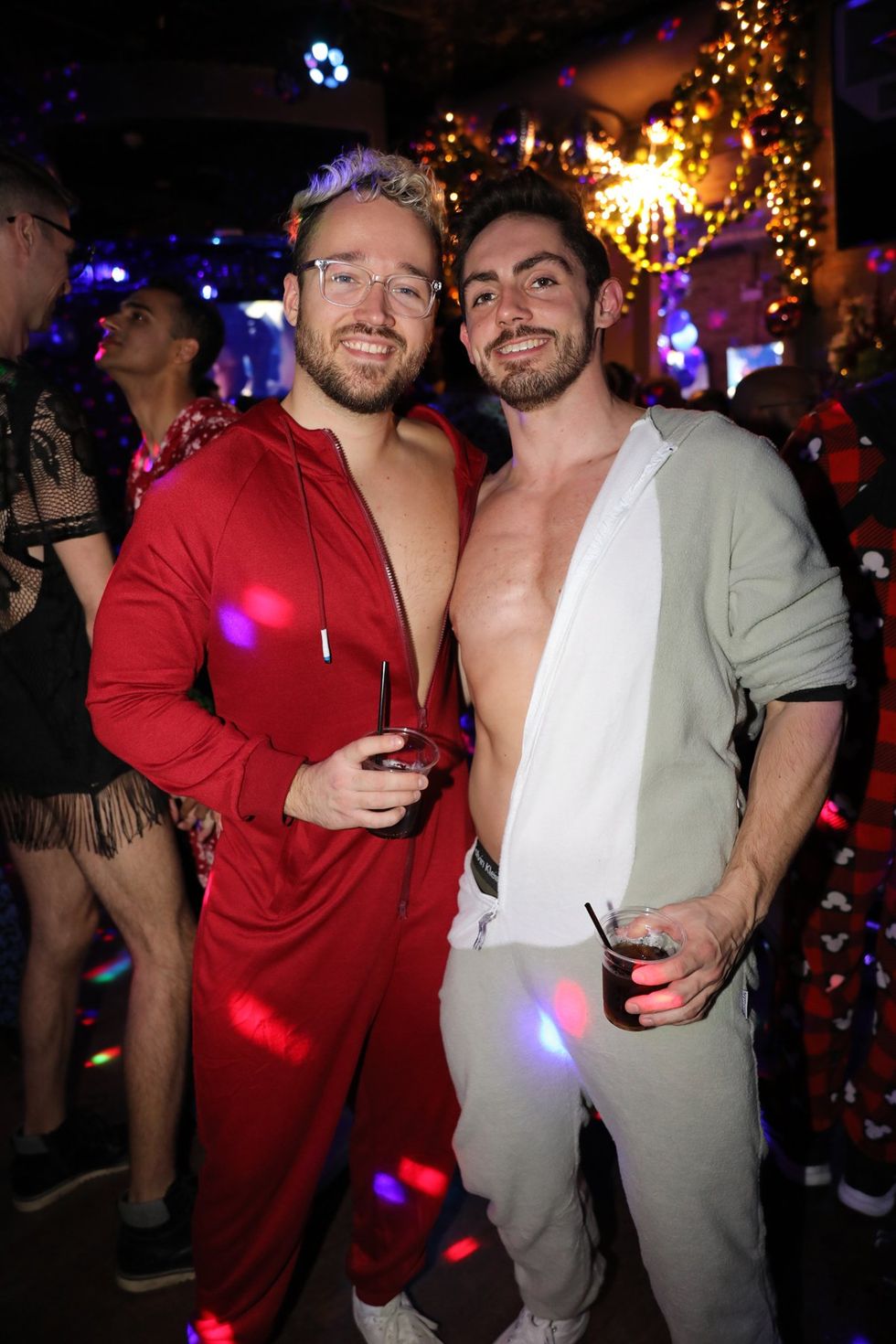 Photo Gallery New Years Day LGBTQ+ Onesie Party Sidetrack Chicago Gay Bar