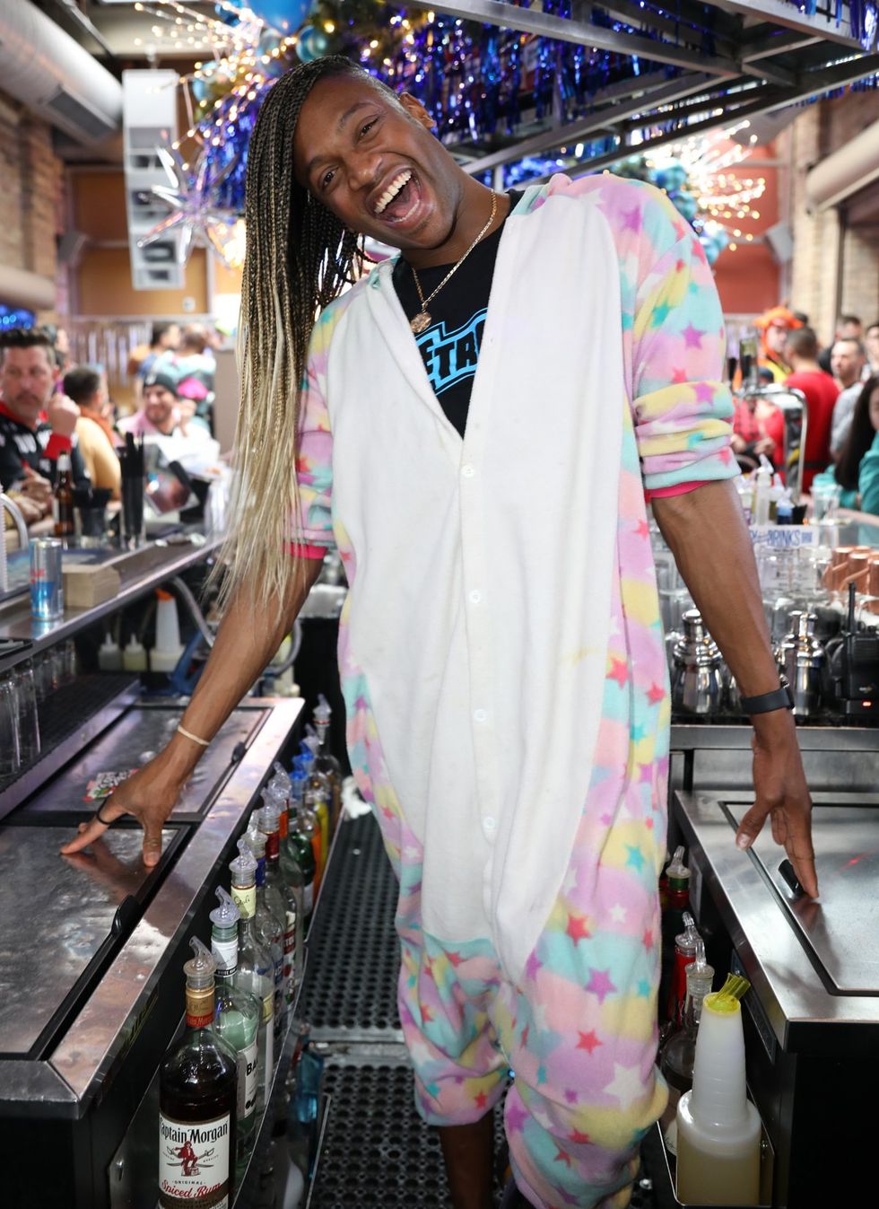 Photo Gallery New Years Day LGBTQ+ Onesie Party Sidetrack Chicago Gay Bar