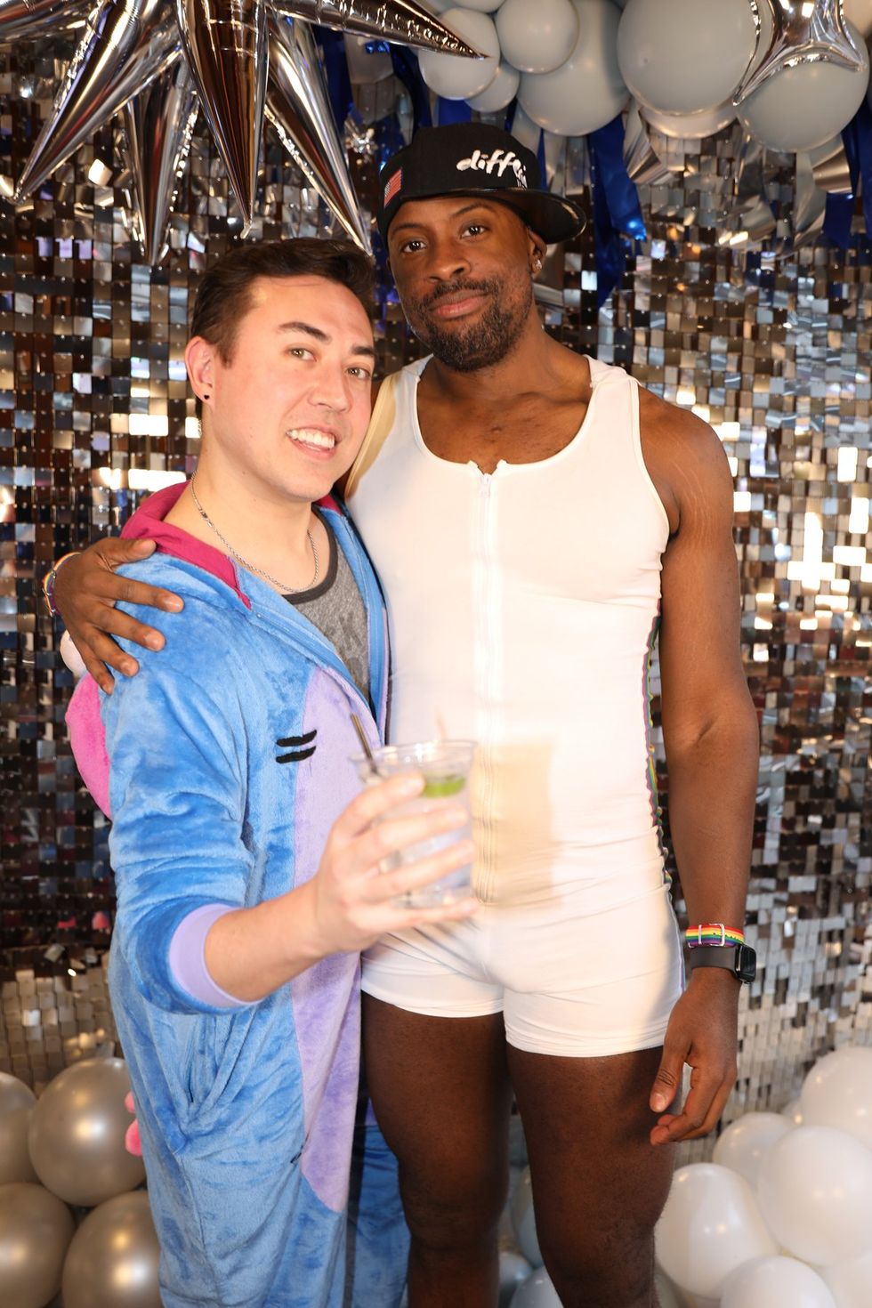 Photo Gallery New Years Day LGBTQ+ Onesie Party Sidetrack Chicago Gay Bar