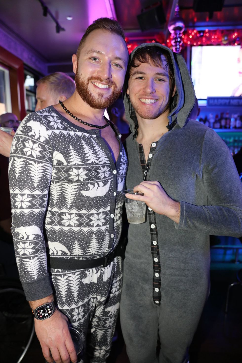 Photo Gallery New Years Day LGBTQ+ Onesie Party Sidetrack Chicago Gay Bar