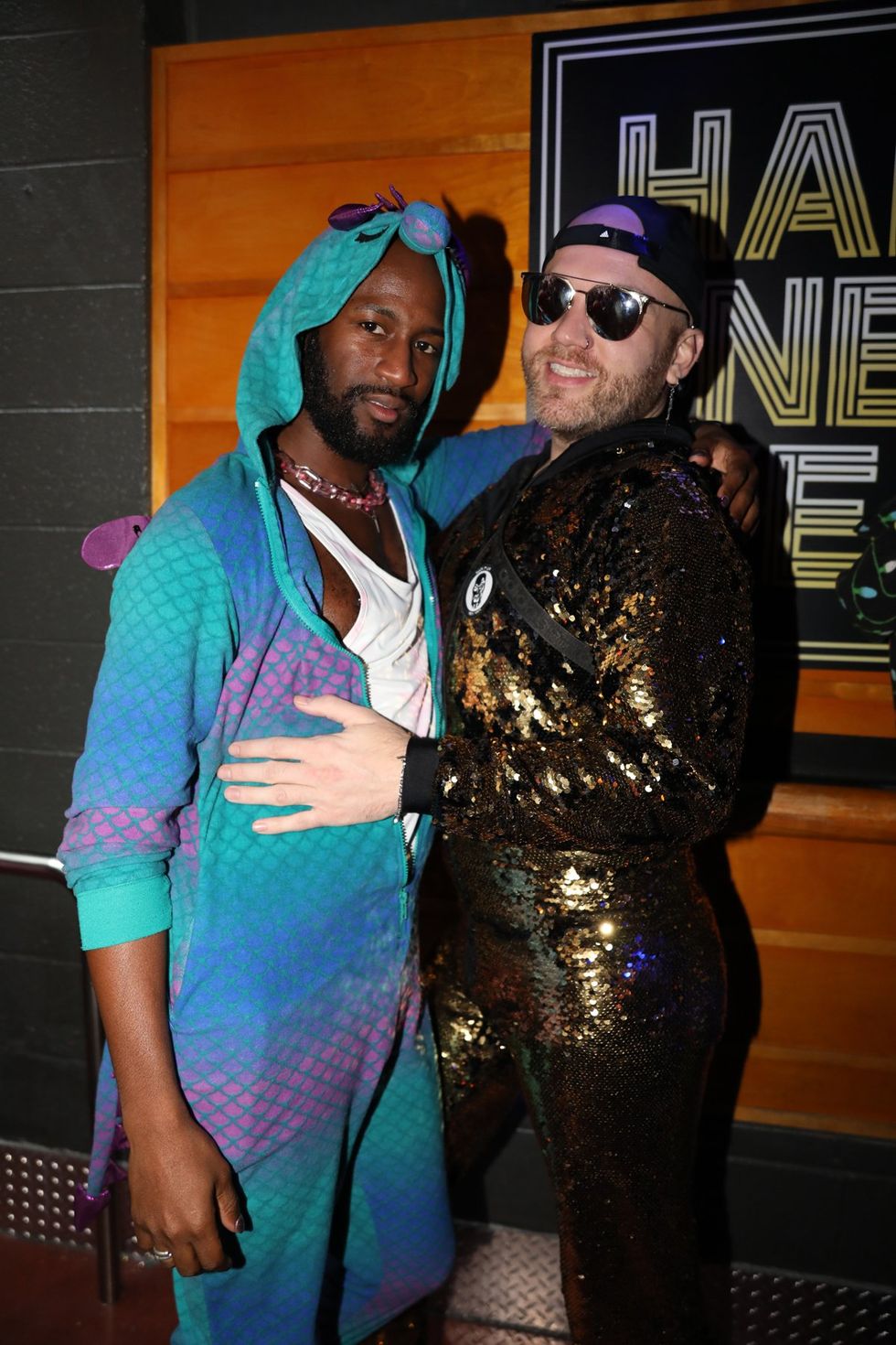 Photo Gallery New Years Day LGBTQ+ Onesie Party Sidetrack Chicago Gay Bar