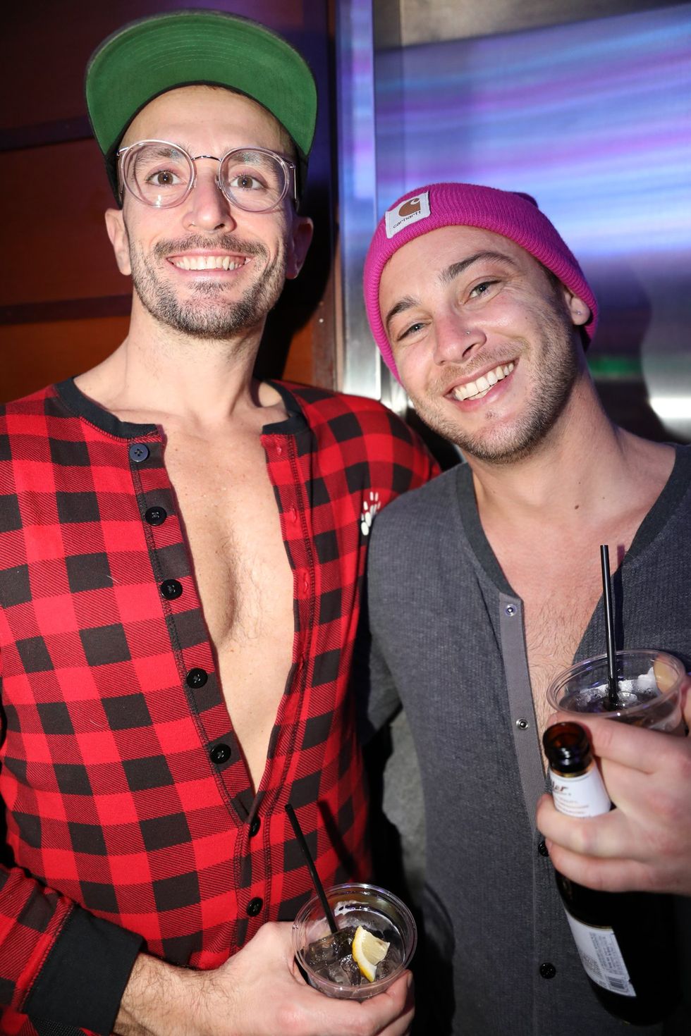Photo Gallery New Years Day LGBTQ+ Onesie Party Sidetrack Chicago Gay Bar