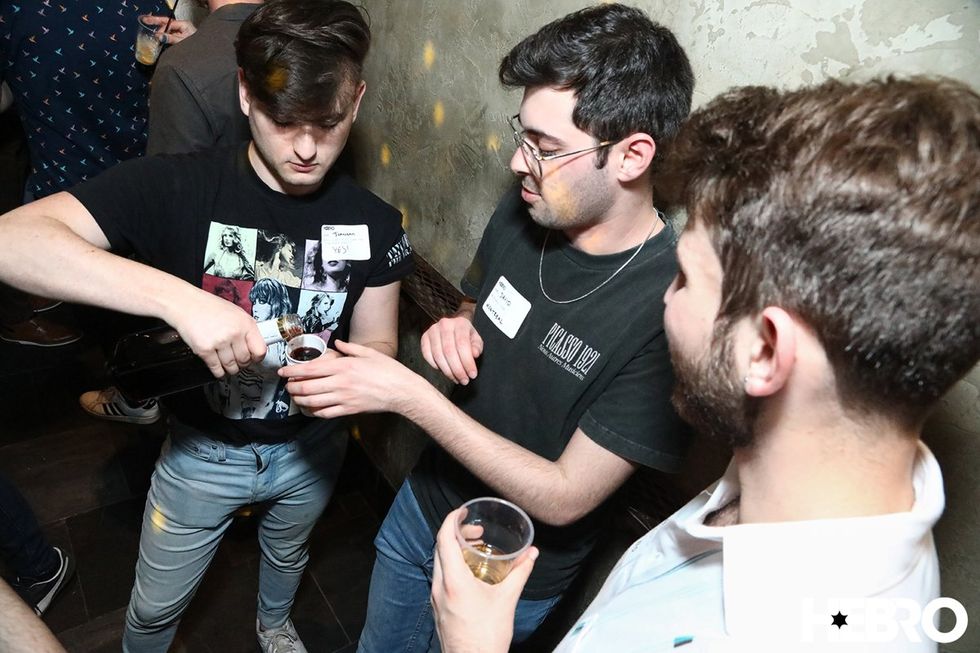 photo gallery NYC Passover Pregame gay bar party 2024 Hebro Events