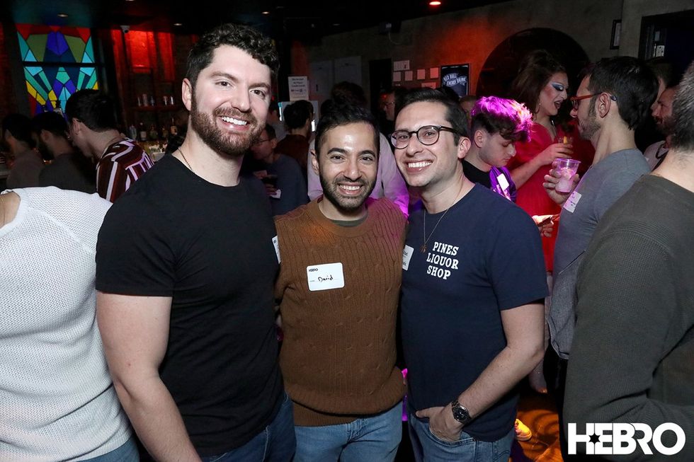 photo gallery NYC Passover Pregame gay bar party 2024 Hebro Events