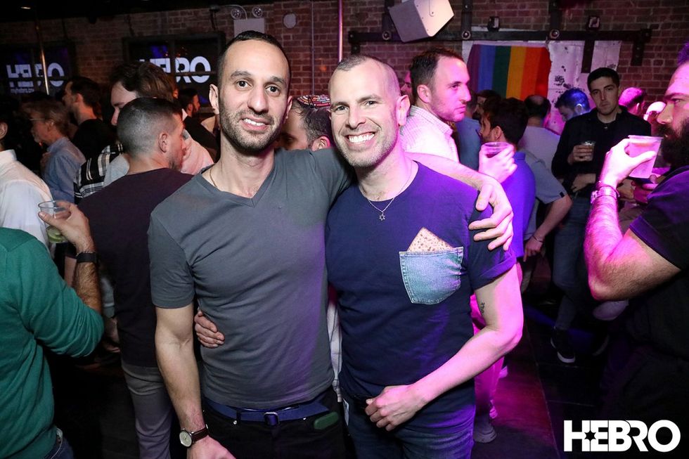 photo gallery NYC Passover Pregame gay bar party 2024 Hebro Events