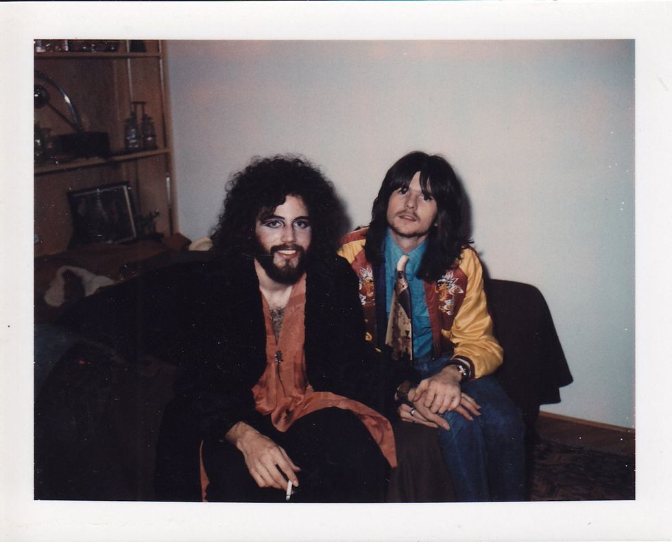 photo gallery Polaroids spanning from 1964 to 1991 documenting Houston male throuple John Jay Hollenburger Arthur Slaughter Gary Grether aka JAG and their social circle