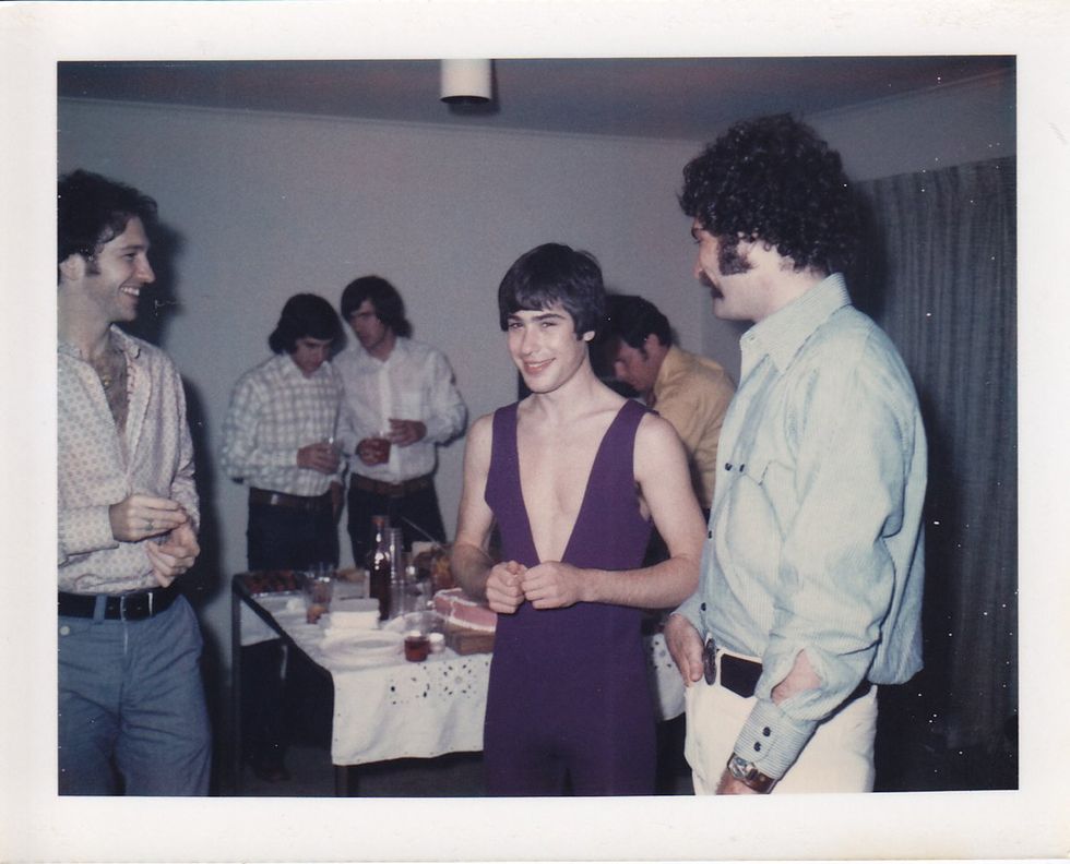 photo gallery Polaroids spanning from 1964 to 1991 documenting Houston male throuple John Jay Hollenburger Arthur Slaughter Gary Grether aka JAG and their social circle