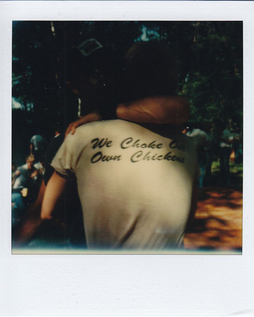 photo gallery Polaroids spanning from 1964 to 1991 documenting Houston male throuple John Jay Hollenburger Arthur Slaughter Gary Grether aka JAG and their social circle