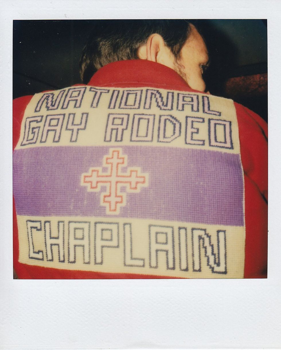 photo gallery Polaroids spanning from 1964 to 1991 documenting Houston male throuple John Jay Hollenburger Arthur Slaughter Gary Grether aka JAG and their social circle