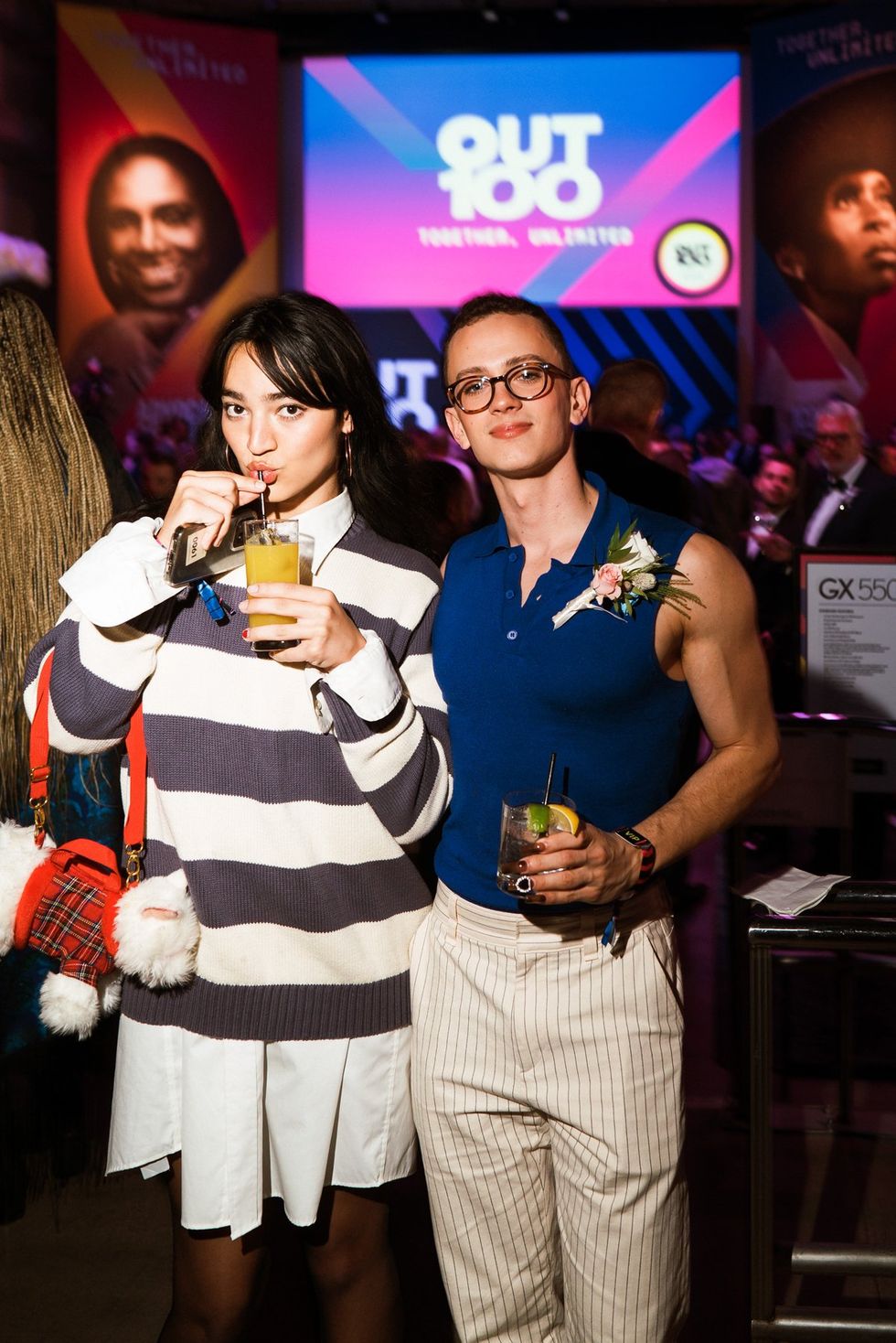 photo gallery queer photographer Roland Fitz Out100 2024 party pics Miss Benny Matt Bernstein