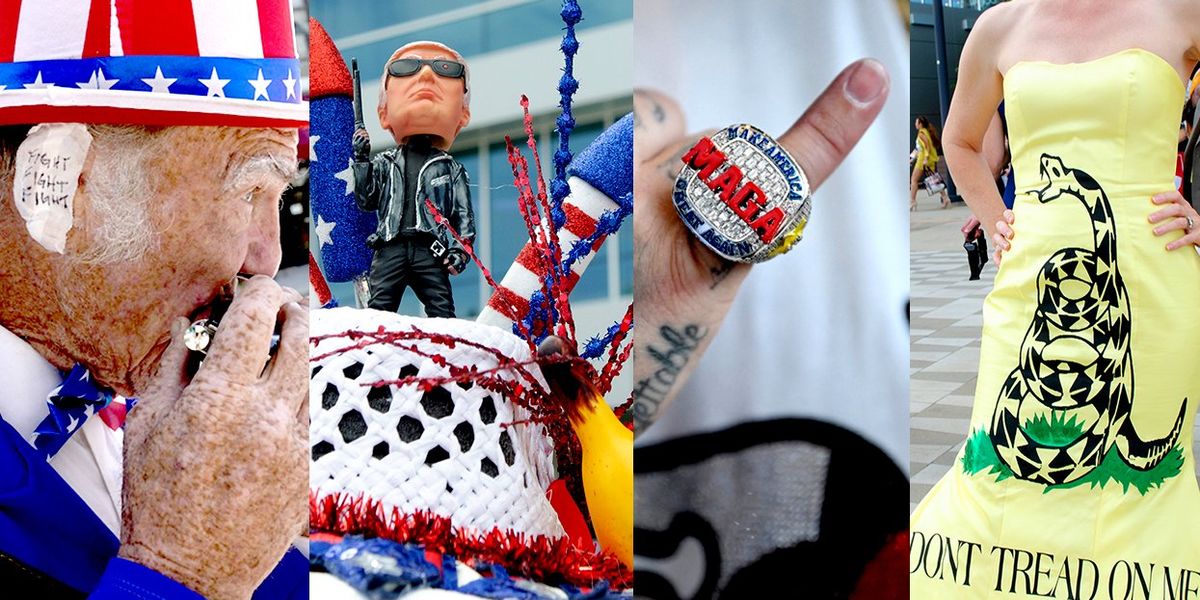 DJT supporters are wearing INSANE outfits at the RNC