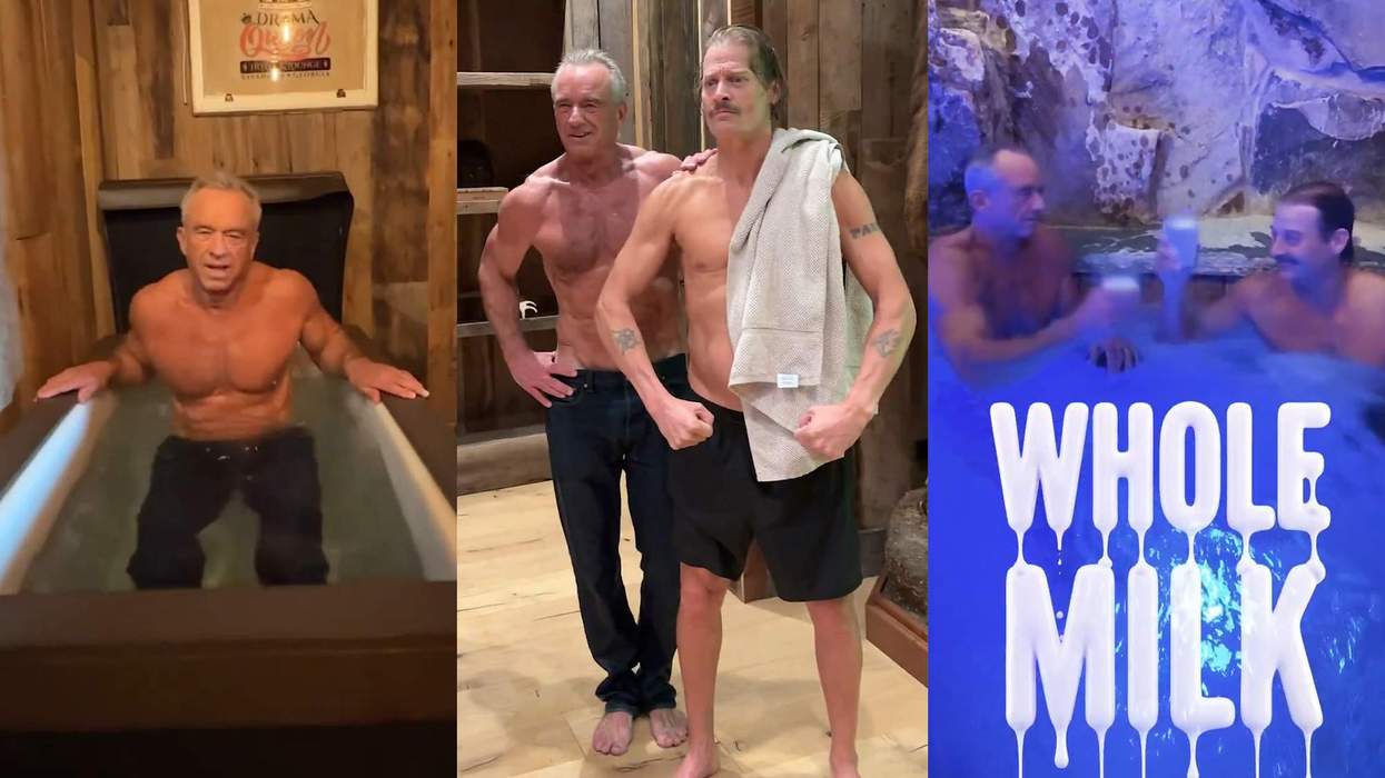 Photos from the workout video Robert F. Kennedy Jr. and Kid Rock made