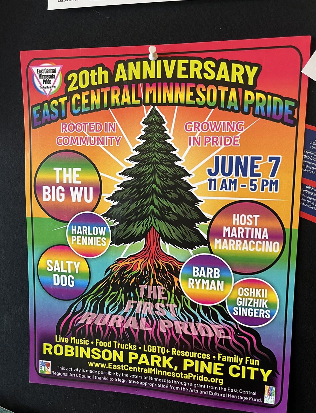 Pine City East Central Minnesota June 2025 LGBTQIA rural pride celebration