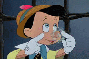 pinocchio nose growing gif
