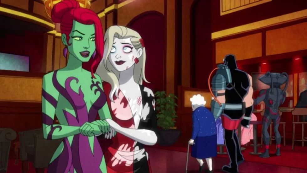 Poison Ivy and Harley Quinn