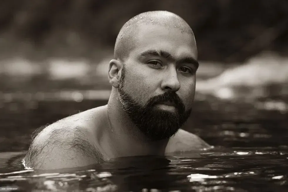 Portrait of a handsome man by \u200bDan Ostergren