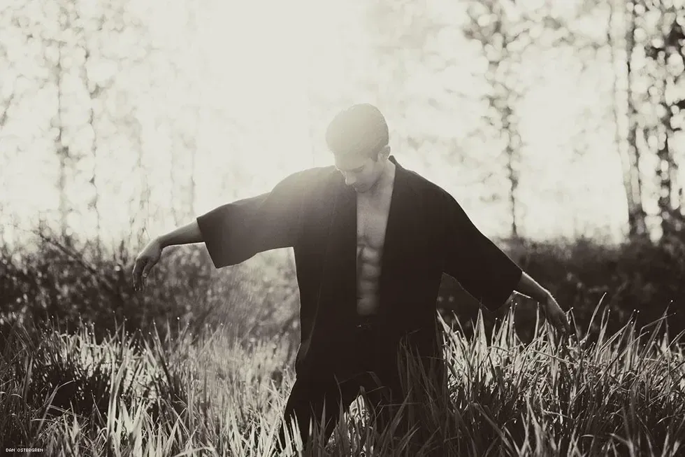 Portrait of a handsome man by \u200bDan Ostergren