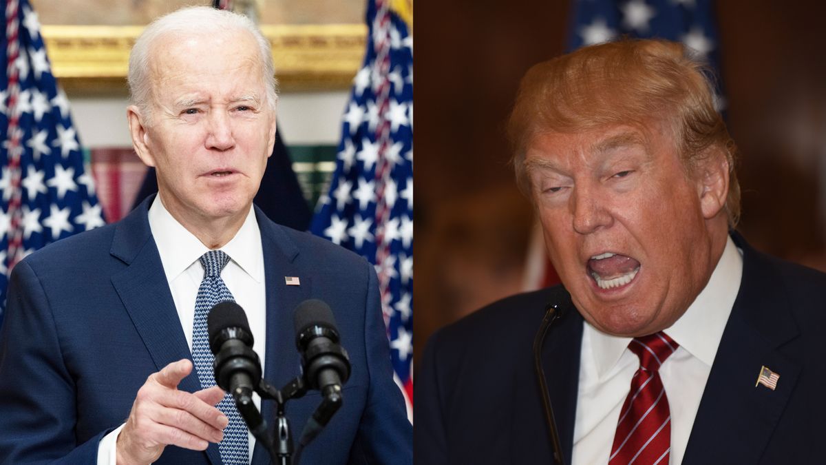 President Joe Biden mocks Donald Trump for falling asleep during his trial